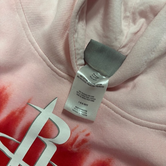 Girls Houston Rockets cropped sweater size 10/12 - Picture 2 of 3